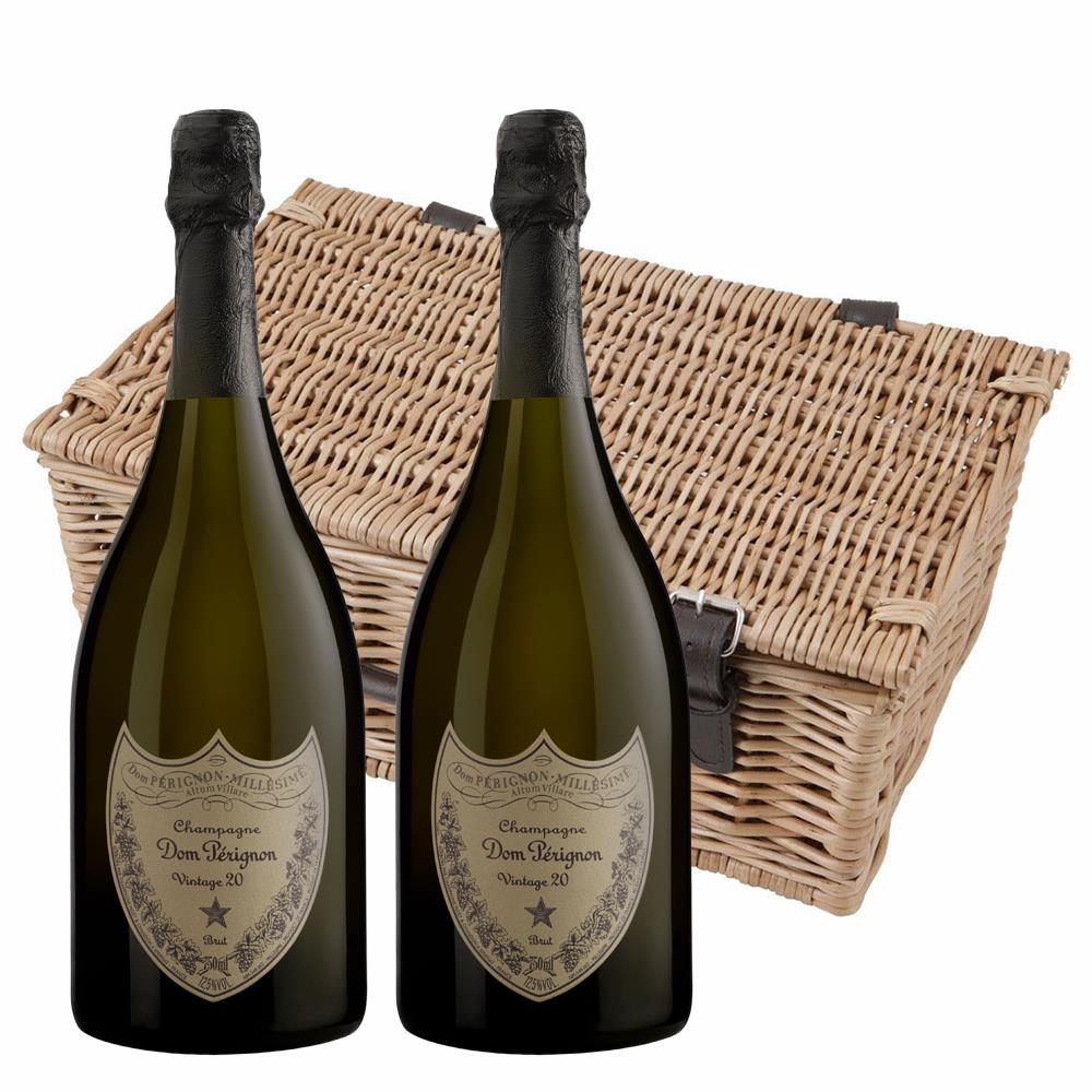 Dom Perignon Brut 2010 Champagne 75cl Twin Hamper (2x75cl)
